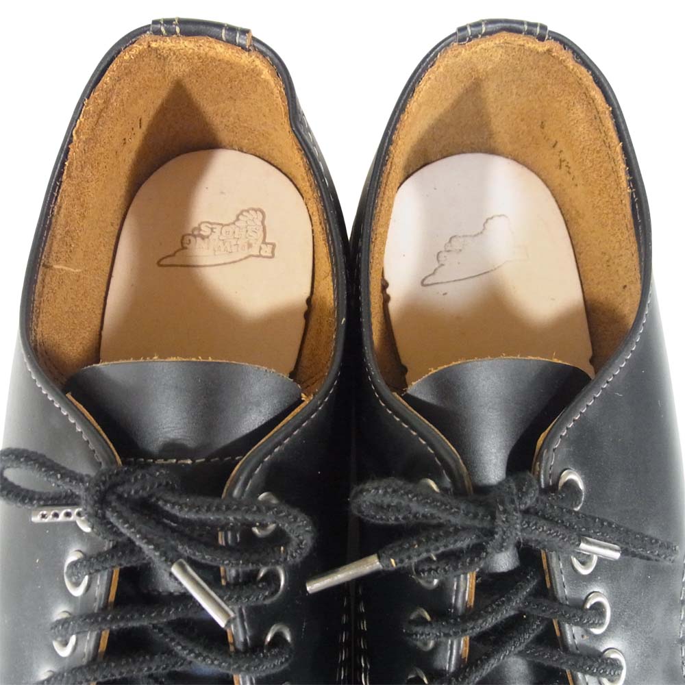 RED WING レッドウィング 9894 Irish Setter Oxford アイリッシュセッター オックスフォード ブラッククロンダイク 茶芯 犬タグ 復刻 ブラック系 10.5D【極上美品】【中古】
