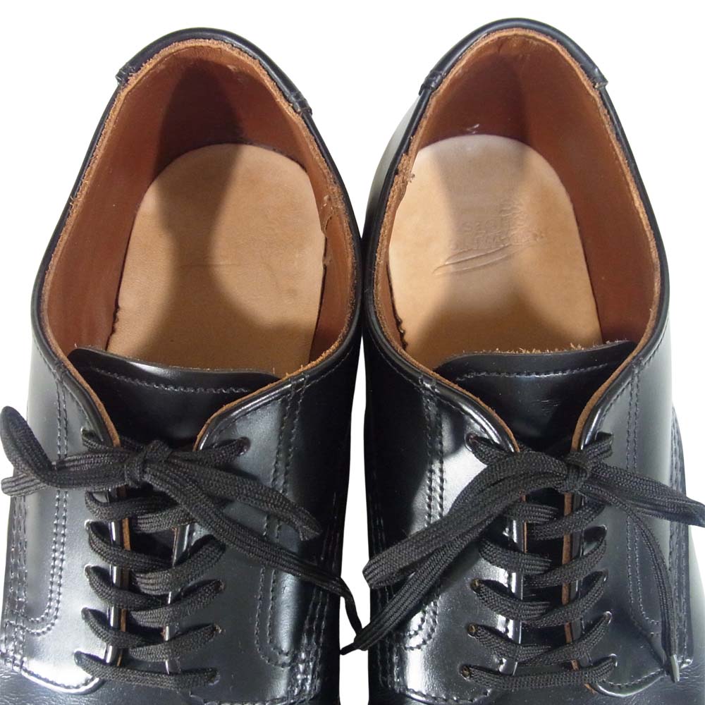RED WING レッドウィング 9087 Mil-1 Blucher Oxford ミルワン ブルーチャー オックスフォード プレーントゥ ブラック系 10D【中古】
