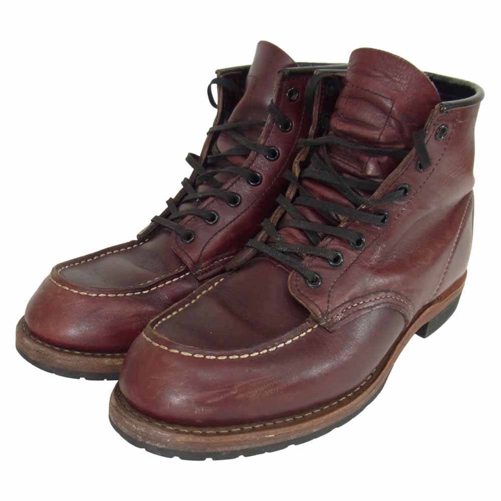RED WING レッドウィング 9010 ECKMAN MOC TOE BOOTS ベックマン モックトゥ ブラウン系 7 1/2 D【中古】