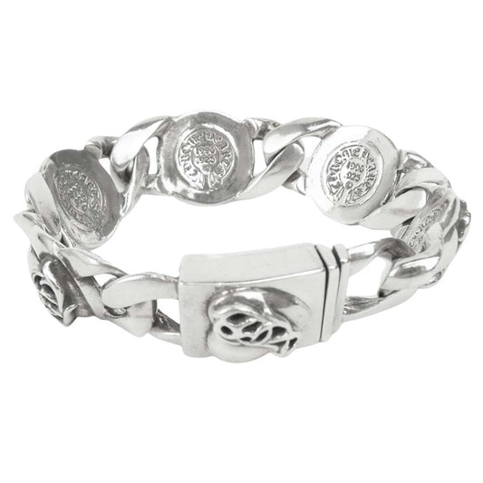 CHROME HEARTS クロムハーツ（原本無） HEART LINK ハート リンク ブレスレット シルバー系【中古】
