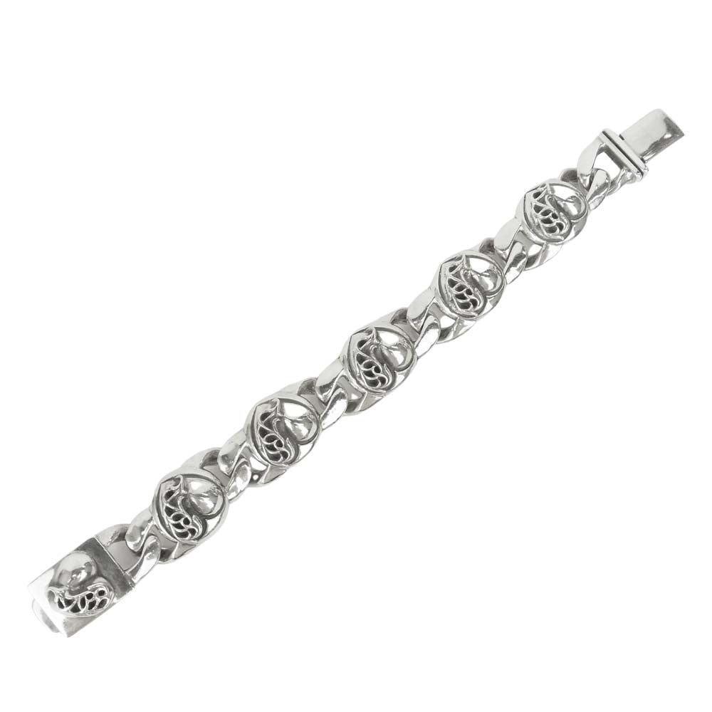 CHROME HEARTS クロムハーツ（原本無） HEART LINK ハート リンク ブレスレット シルバー系【中古】