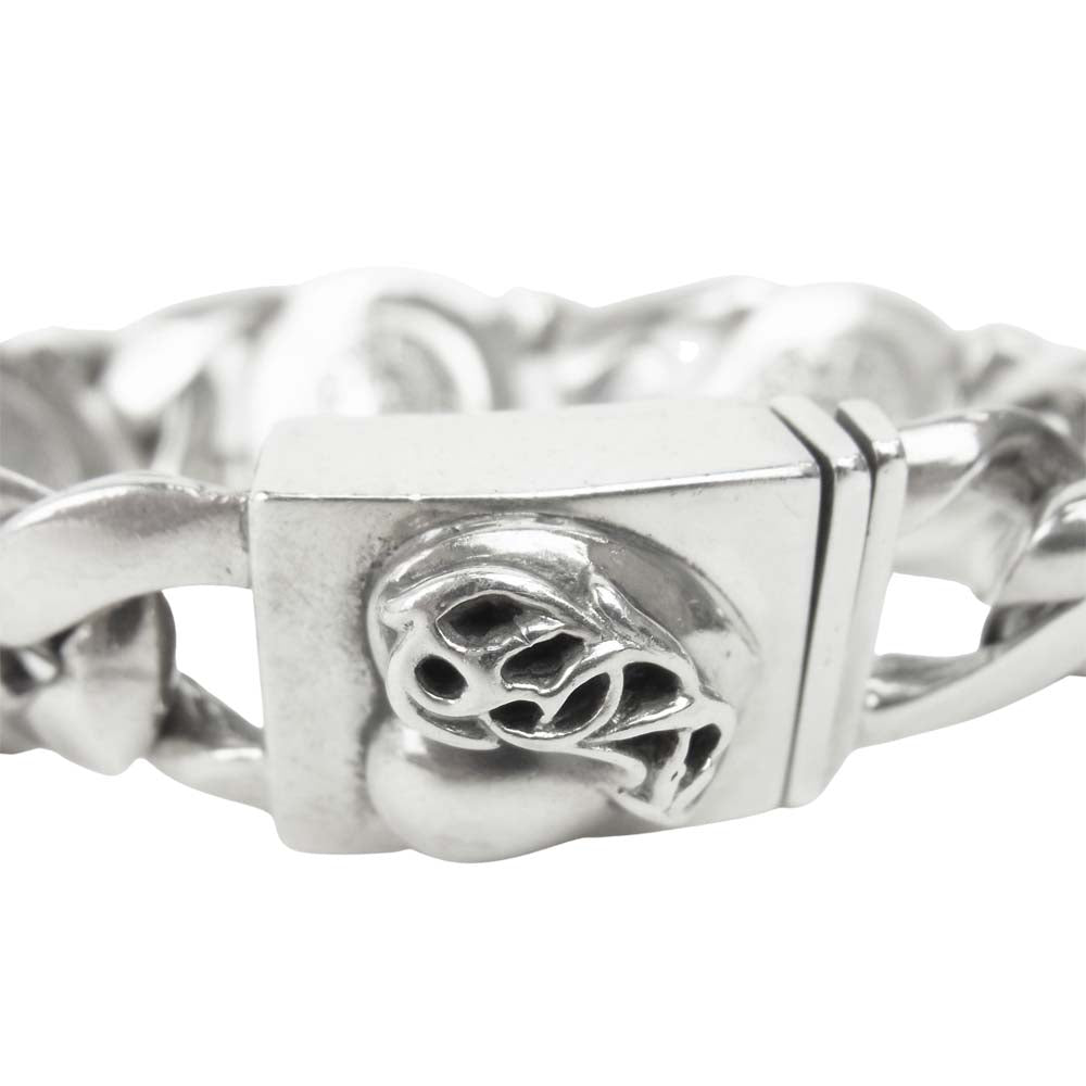 CHROME HEARTS クロムハーツ（原本無） HEART LINK ハート リンク ブレスレット シルバー系【中古】