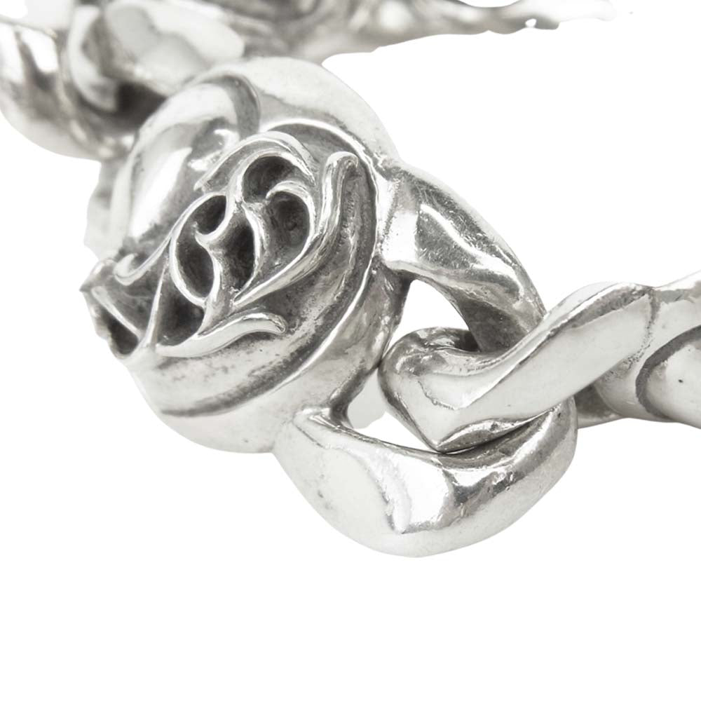 CHROME HEARTS クロムハーツ（原本無） HEART LINK ハート リンク ブレスレット シルバー系【中古】