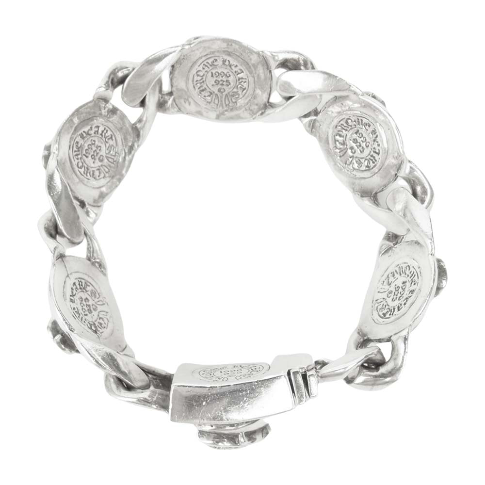 CHROME HEARTS クロムハーツ（原本無） HEART LINK ハート リンク ブレスレット シルバー系【中古】