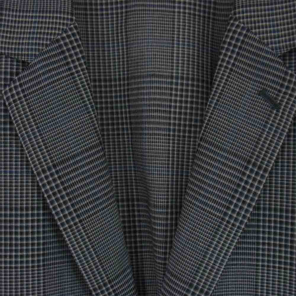 ZUCCa ズッカ CZ04FD533 T/W チェック テーラード ジャケット グレー系 M【中古】
