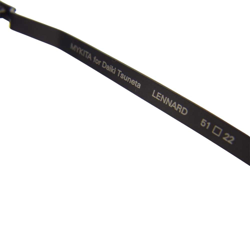 マイキータ for Daiki Tsuneta LENNARD サングラス ブラック系 51□22【極上美品】【中古】