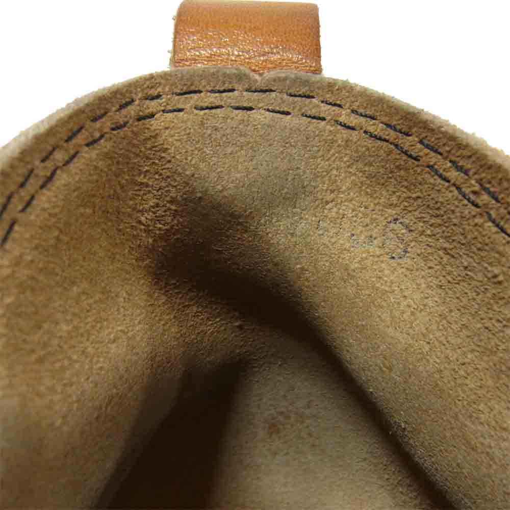 RED WING レッドウィング プリント羽タグ サイドゴア ブーツ レザー アメリカ製 ブラウン系 サイズ表記無し 実寸27cm【中古】