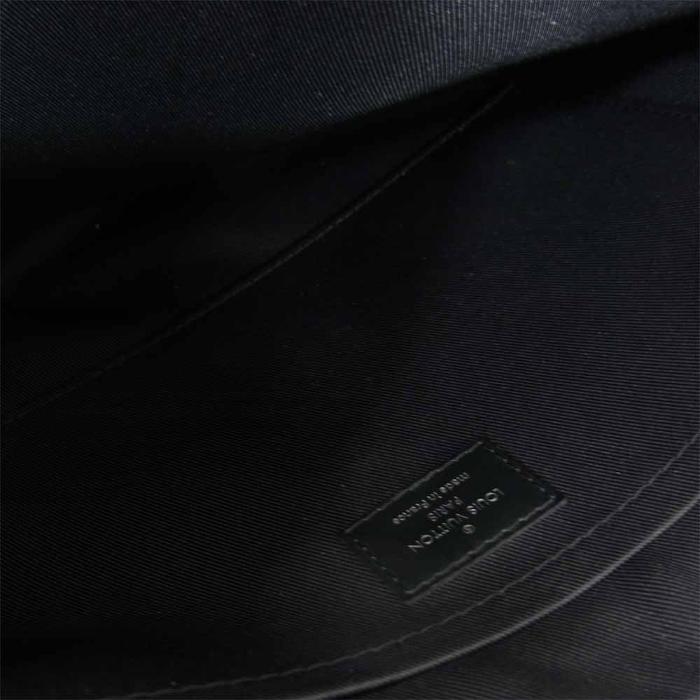 LOUIS VUITTON ルイ・ヴィトン  N60054 ダミエ グラフィット ポシェット ヴォワヤージュ GM クラッチバッグ ブラック系【中古】