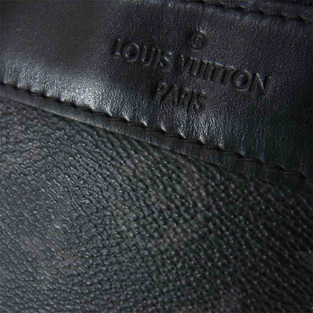 LOUIS VUITTON ルイ・ヴィトン  N60054 ダミエ グラフィット ポシェット ヴォワヤージュ GM クラッチバッグ ブラック系【中古】