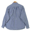 PORTER CLASSIC ポータークラシック ROLL UP TRICOLOR GINGHAM CHECK SHIRT ロールアップ ギンガムチェック 長袖 シャツ ブルー系 ホワイト系 S【中古】