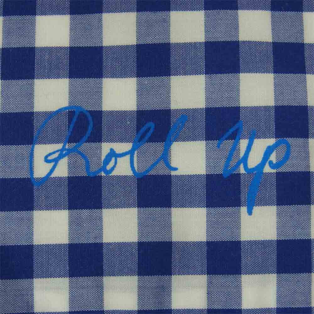 PORTER CLASSIC ポータークラシック ROLL UP TRICOLOR GINGHAM CHECK SHIRT ロールアップ ギンガムチェック 長袖 シャツ ブルー系 ホワイト系 S【中古】