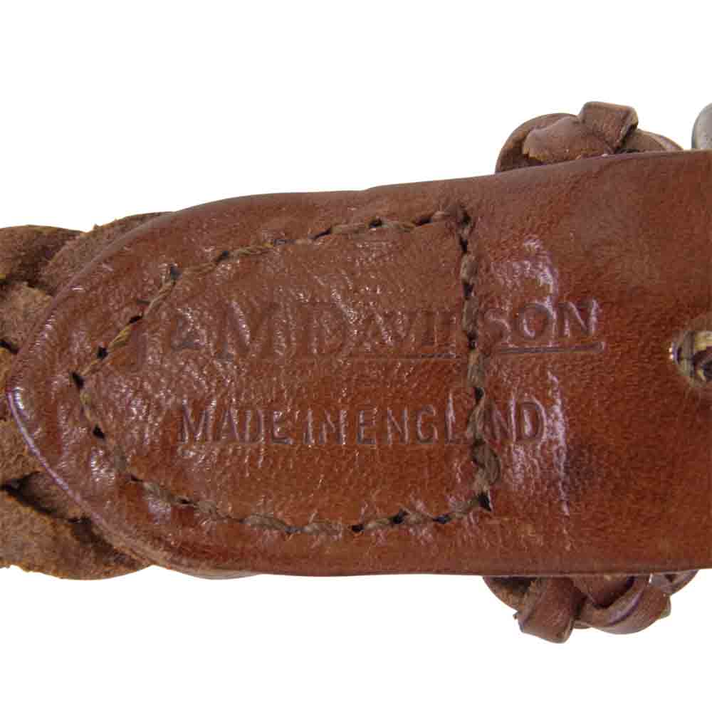 J&M Davidson ジェイアンドエムデヴィッドソン 30mm レザー メッシュ Brown ブラウン系 28／70【中古】