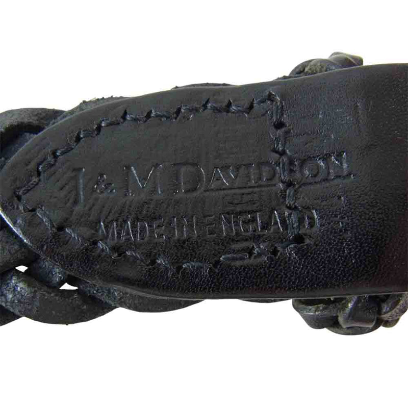 J&M Davidson ジェイアンドエムデヴィッドソン 30mm レザー メッシュ Black ブラック系 28／70【中古】