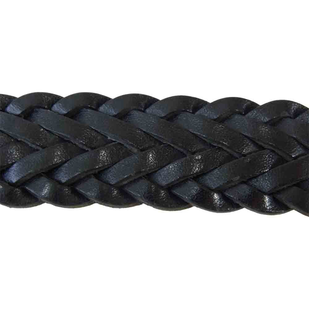 J&M Davidson ジェイアンドエムデヴィッドソン 30mm レザー メッシュ Black ブラック系 28／70【中古】