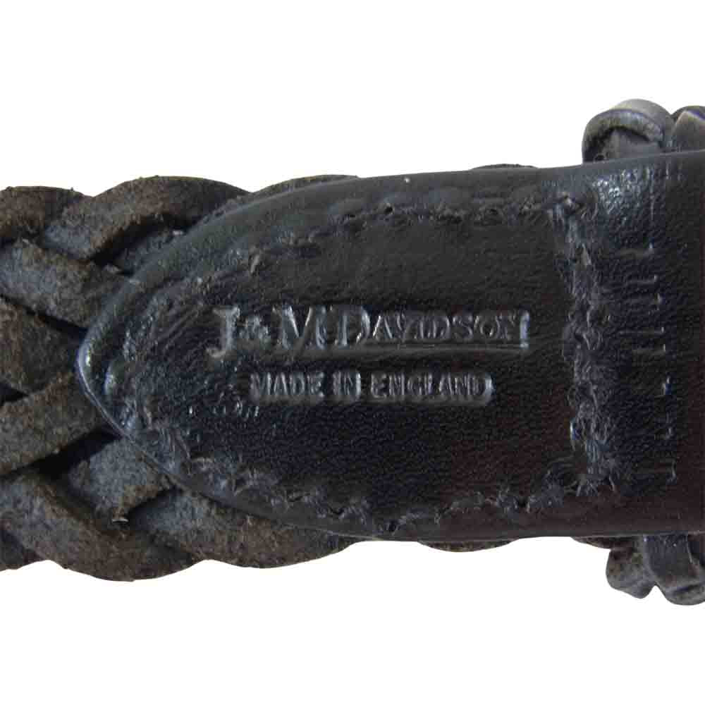 J&M Davidson ジェイアンドエムデヴィッドソン 30mm レザー メッシュ Black ブラック系 28／70【中古】