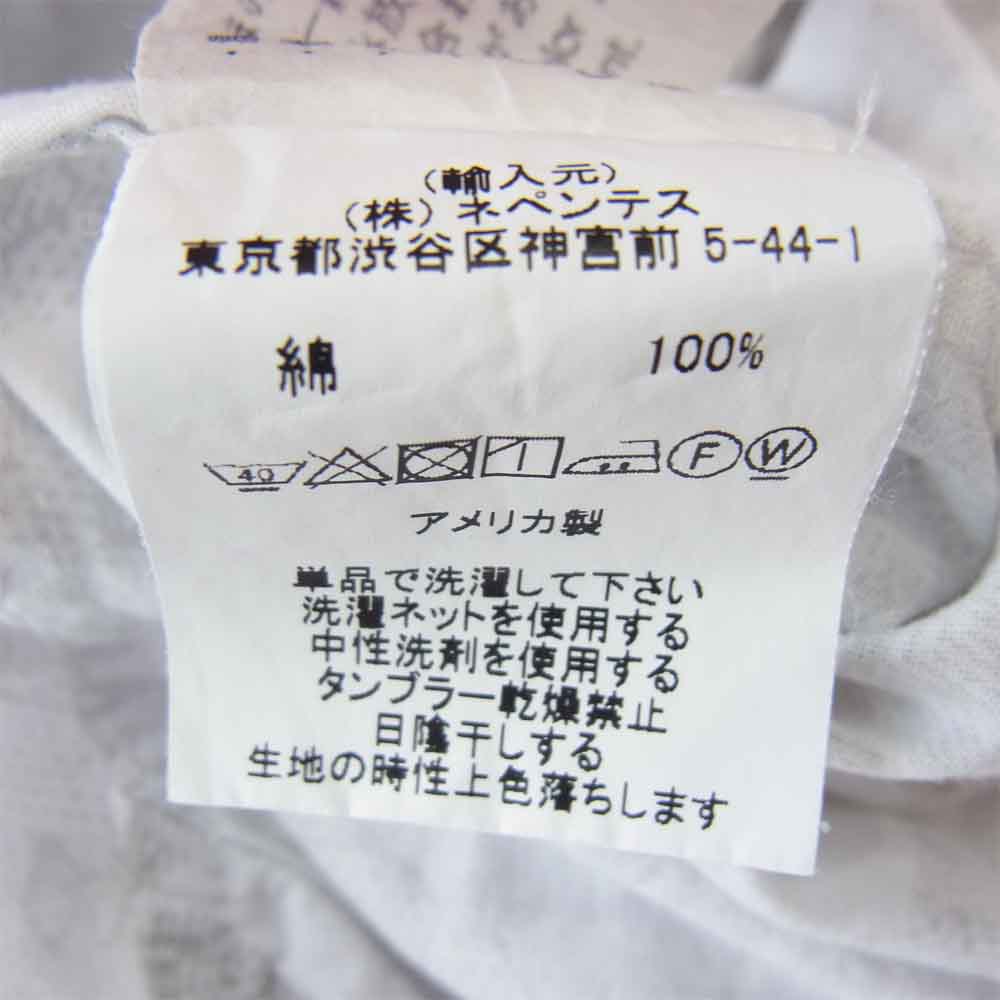 Engineered Garments エンジニアードガーメンツ 19th BD Shirt 総柄 ボタンダウン  ホワイト系×グレー系 S【中古】