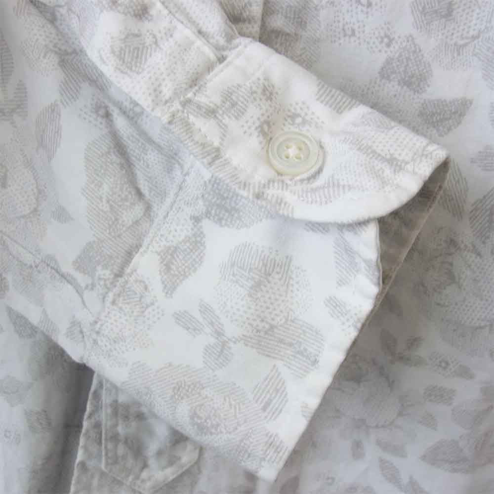 Engineered Garments エンジニアードガーメンツ 19th BD Shirt 総柄 ボタンダウン  ホワイト系×グレー系 S【中古】