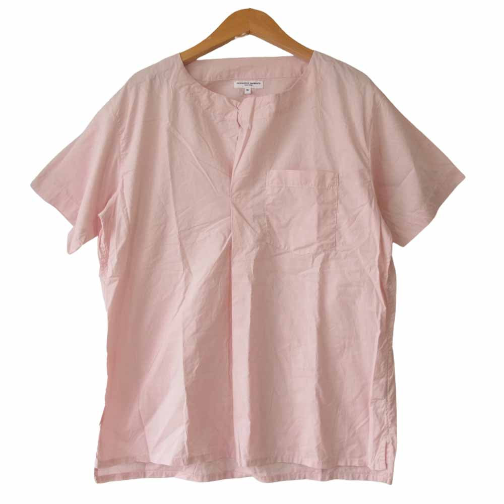 Engineered Garments エンジニアードガーメンツ MED Shirt メディカル シャツ 1B プルオーバー Pink ピンク系 S【中古】