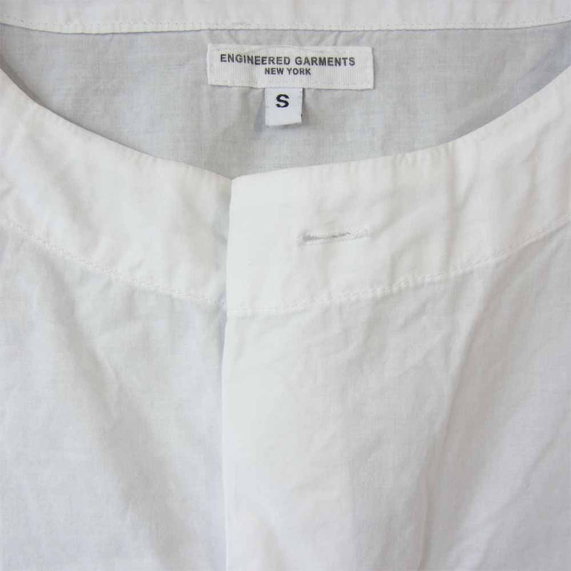 Engineered Garments エンジニアードガーメンツ MED Shirt メディカル シャツ 1B プルオーバー White ホワイト系 S【中古】