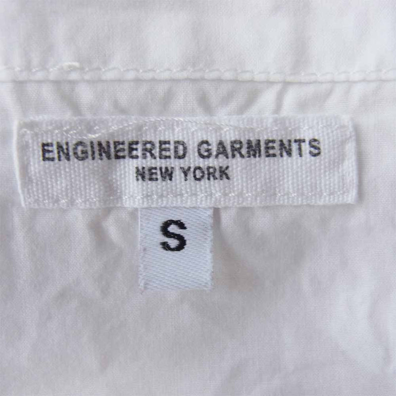 Engineered Garments エンジニアードガーメンツ MED Shirt メディカル シャツ 1B プルオーバー White ホワイト系 S【中古】