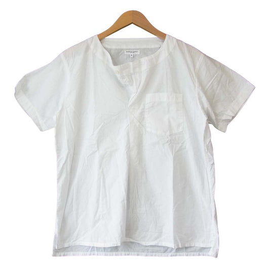 Engineered Garments エンジニアードガーメンツ MED Shirt メディカル シャツ 1B プルオーバー White ホワイト系 S【中古】