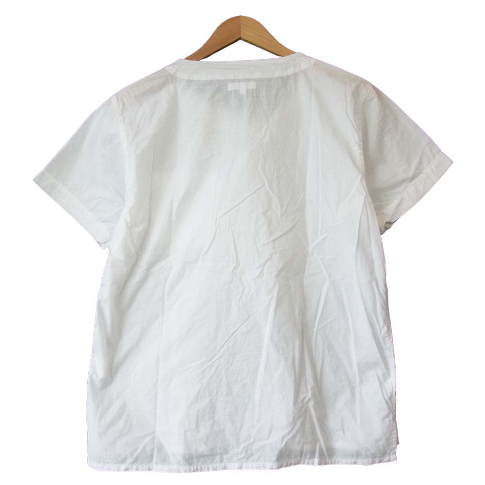 Engineered Garments エンジニアードガーメンツ MED Shirt メディカル シャツ 1B プルオーバー White ホワイト系 S【中古】