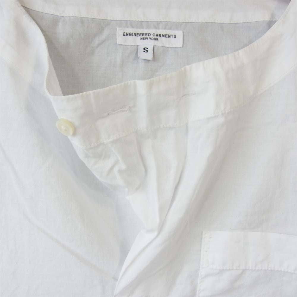 Engineered Garments エンジニアードガーメンツ MED Shirt メディカル シャツ 1B プルオーバー White ホワイト系 S【中古】