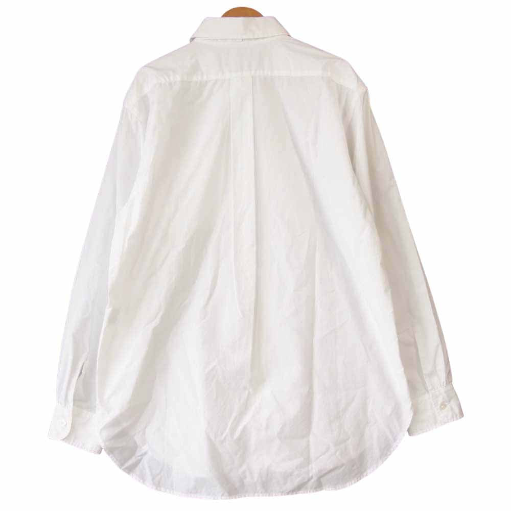 Engineered Garments エンジニアードガーメンツ USA製 Rounded Collar Shirt Broadcloth ラウンドカラー シャツ ブロードクロス ホワイト系 S【中古】