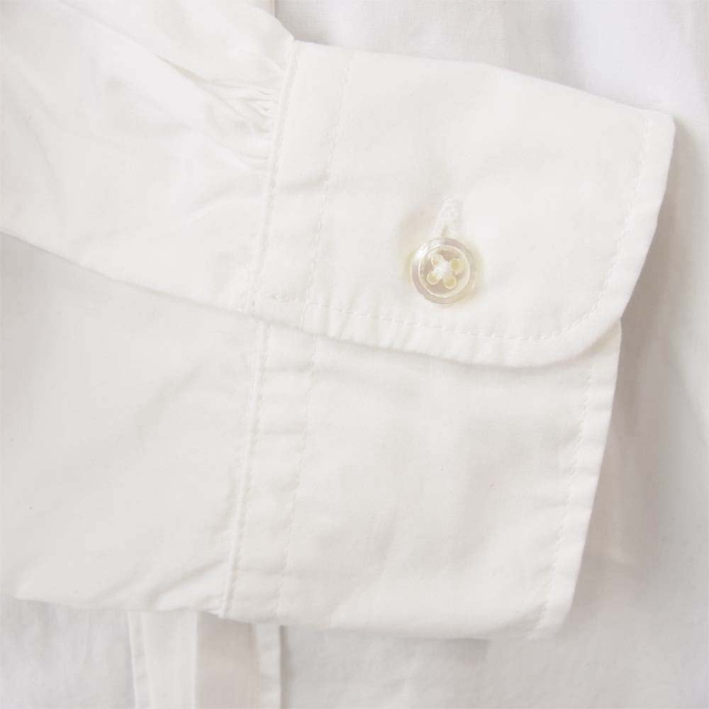 Engineered Garments エンジニアードガーメンツ USA製 Rounded Collar Shirt Broadcloth ラウンドカラー シャツ ブロードクロス ホワイト系 S【中古】