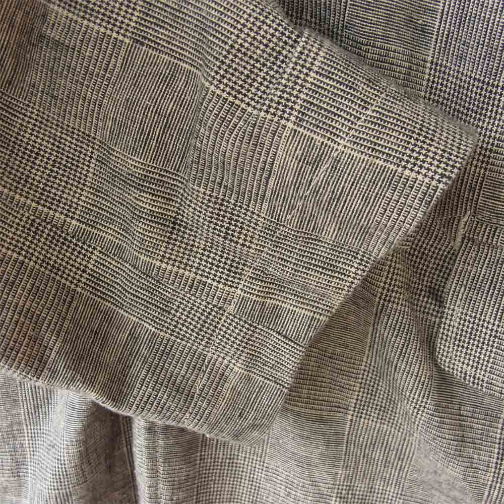 Engineered Garments エンジニアードガーメンツ Andover Jacket アンドーバー ジャケット リネンコットン グレンチェック テーラード ブラック系 S【中古】