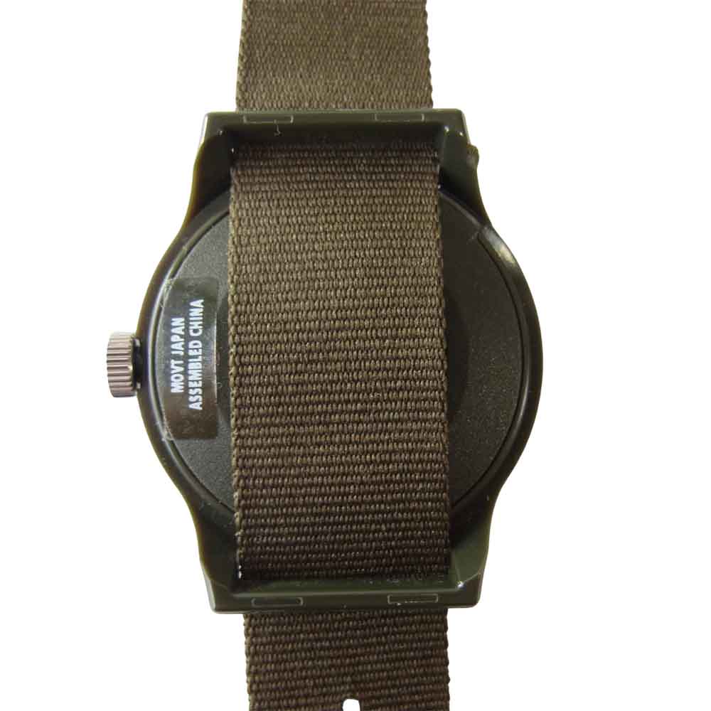 Engineered Garments エンジニアードガーメンツ TIMEX タイメックス BEAMS BOY オリジナルキャンパー 反転ロゴ リストウォッチ カーキ系【新古品】【未使用】【中古】