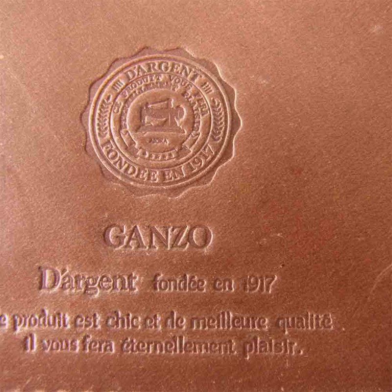 GANZO ガンゾ ホーウィン シェルコードバン B6手帳カバー ブラウン系【中古】