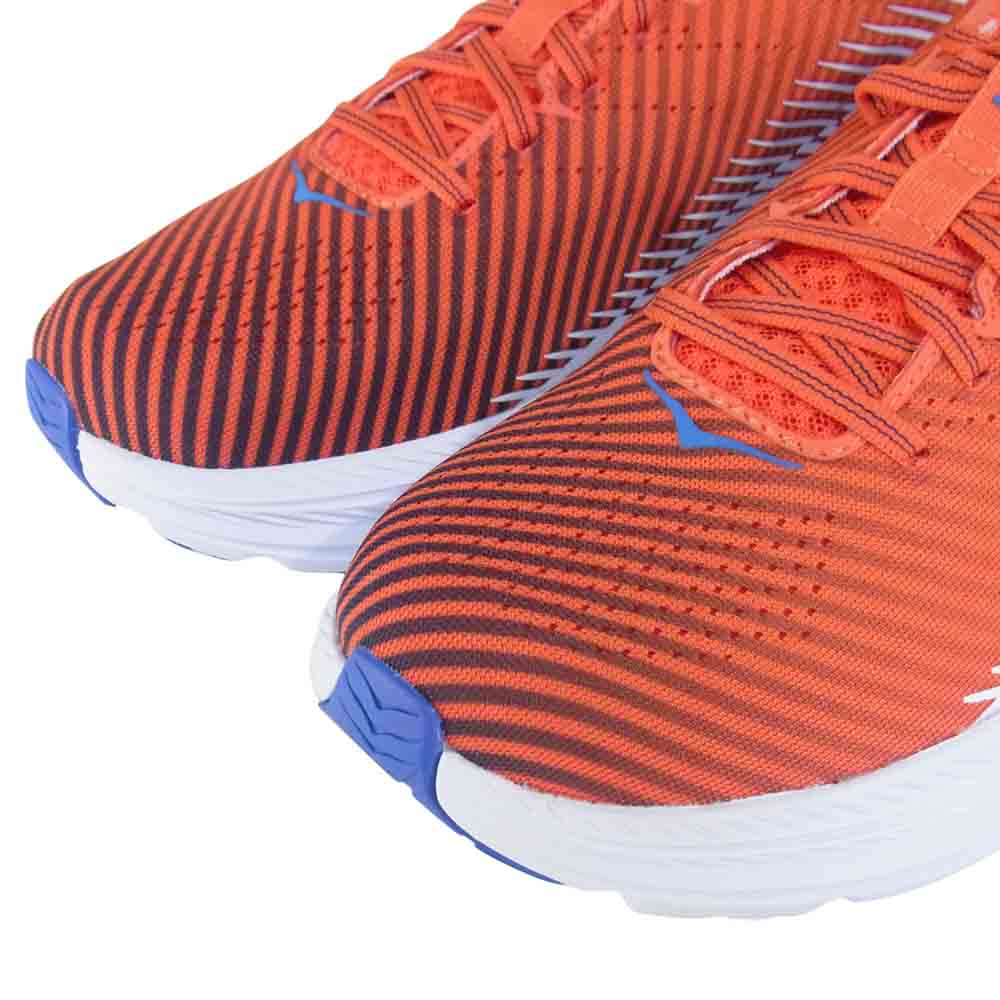 HOKA ONE ONE ホカ オネオネ 1110514 極美品 RINCON 2 リンコン ランニングシューズ 赤×白系 27.5cm【美品】【中古】