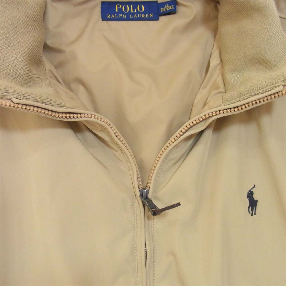 POLO RALPH LAUREN ポロ・ラルフローレン 国内正規品 ロゴ刺繍 ジャケット ベージュ系 XL【美品】【中古】