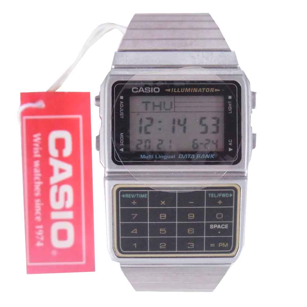 G-SHOCK ジーショック DBC611-1 DATA BANK データバンク クラシック シリーズ クオリティウォッチ シルバー系【中古】