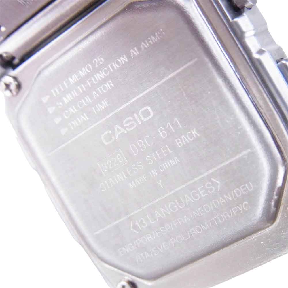 G-SHOCK ジーショック DBC611-1 DATA BANK データバンク クラシック シリーズ クオリティウォッチ シルバー系【中古】