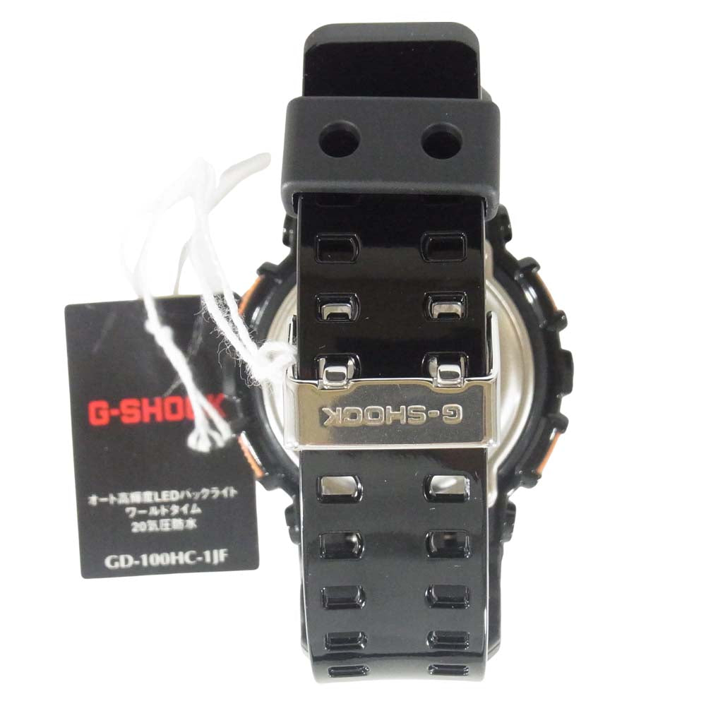 G-SHOCK ジーショック GD-100HC-1JF ハイパー・カラーズ デジタルウォッチ 腕時計 ブラック系【美品】【中古】