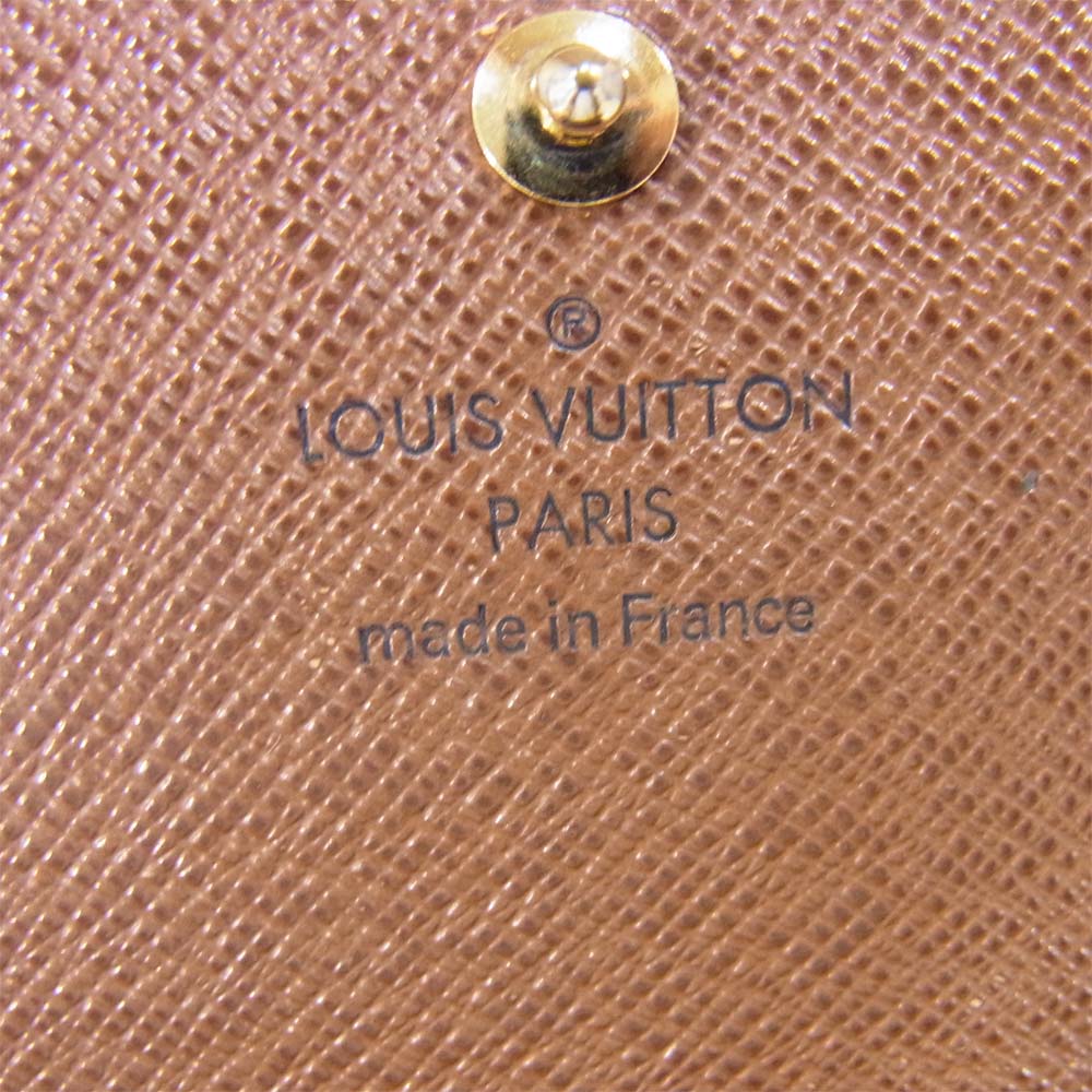 LOUIS VUITTON ルイ・ヴィトン M61730 モノグラム ポルト モネ ビエ トレゾール 二つ折り財布 ブラウン系【中古】