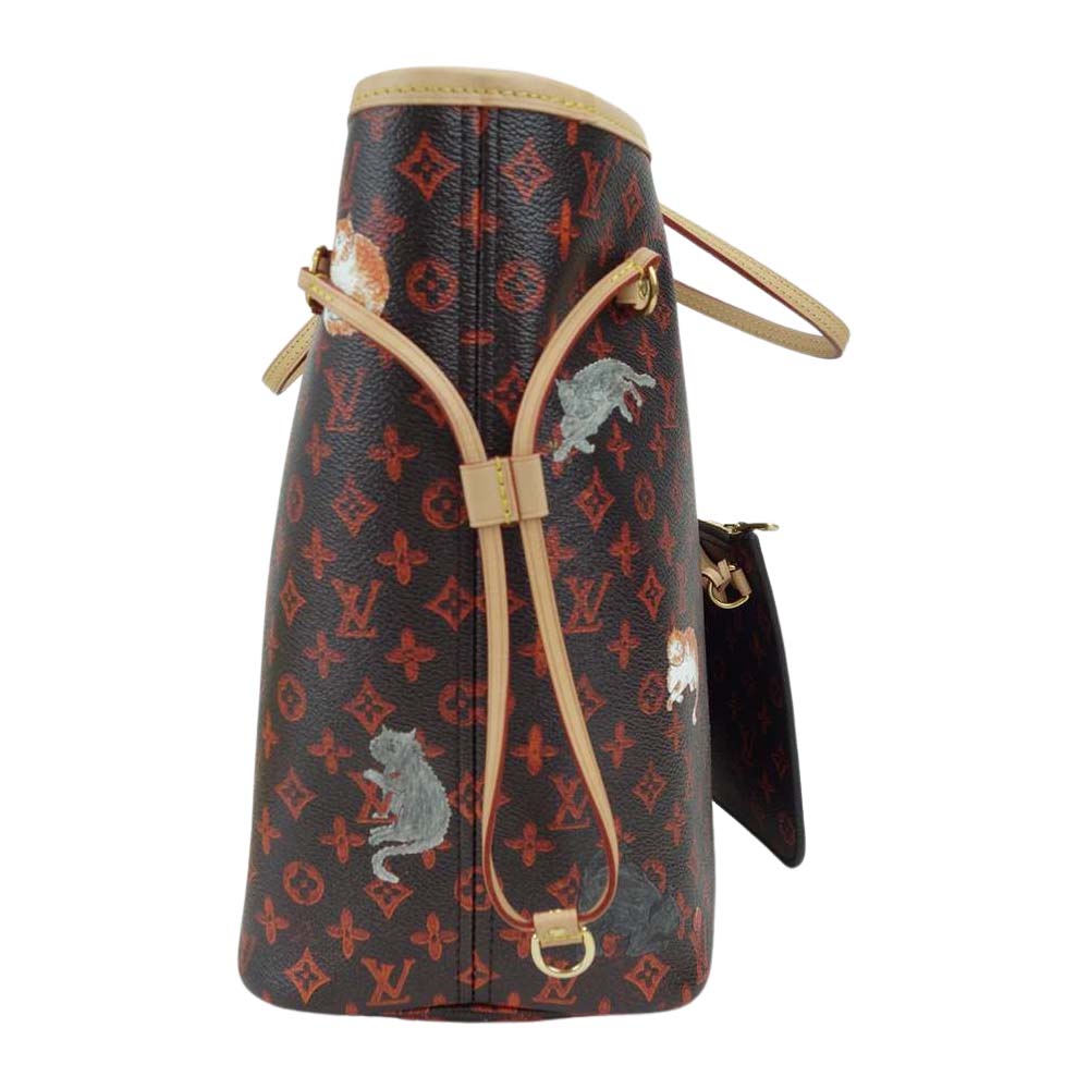 LOUIS VUITTON ルイ・ヴィトン M44441 キャットグラム トランスフォームド モノグラム ネヴァーフル MM ブラウン系【極上美品】【中古】