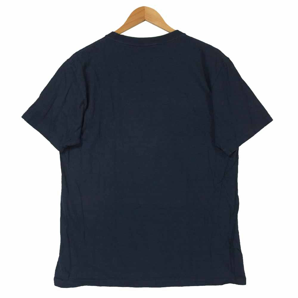 STANDARD CALIFORNIA スタンダードカリフォルニア CAL プリント 半袖 Tシャツ コットン 日本製 ネイビー系 L【中古】