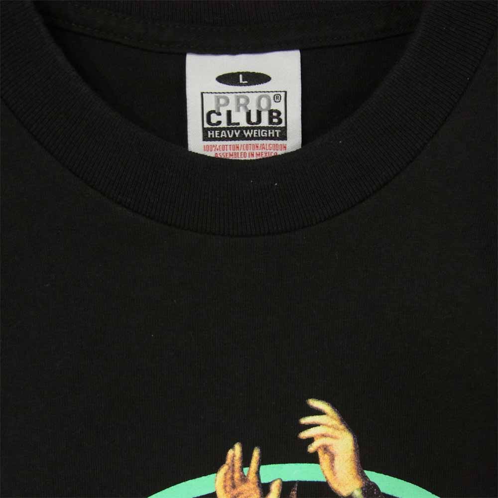 TENDERLOIN テンダーロイン 19SS T-TEE WH プリント 半袖 Tシャツ コットン 日本製 ブラック系 L【中古】