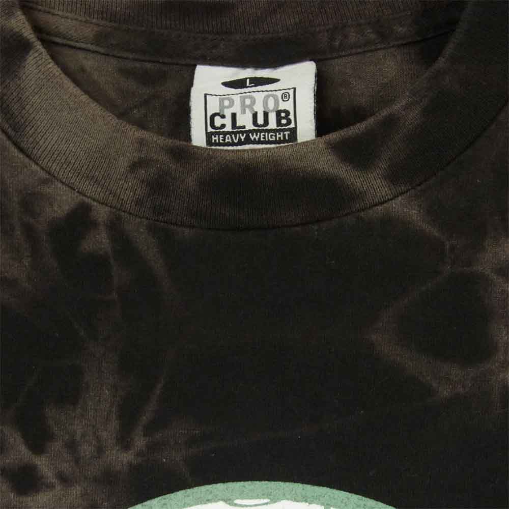 TENDERLOIN テンダーロイン 19SS TEE ACID PC タイダイ プリント 半袖 Tシャツ コットン 日本製 ダークグレー系 L【中古】