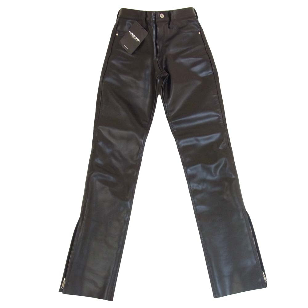 KADOYA カドヤ 2272 札幌History別注 TS-H 革パンツ レザーパンツ パンツ ブラック系 29【美品】【中古】