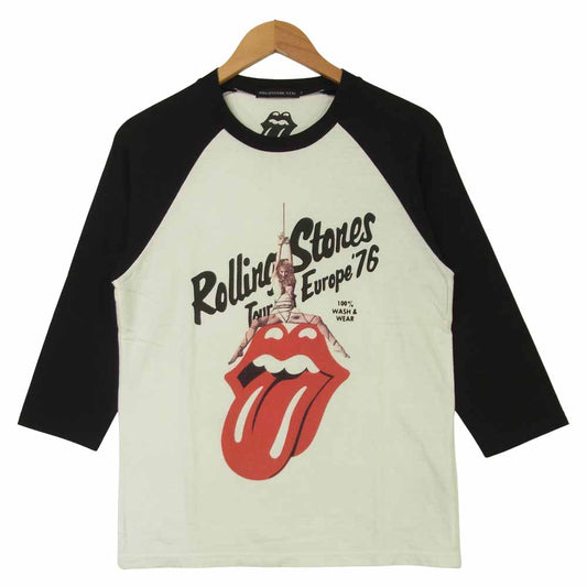 HYSTERIC GLAMOUR ヒステリックグラマー 20AW 06203CL03 Thee Hysteric XXX ROLLING STONES トリプルエックス ローリングストーンズ Tシャツ ホワイト系 ブラック系 S【中古】