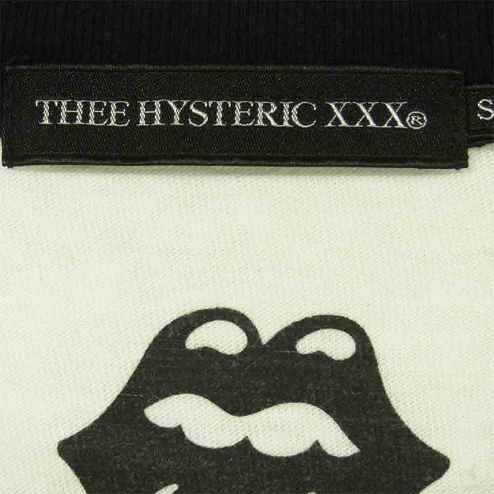 HYSTERIC GLAMOUR ヒステリックグラマー 20AW 06203CL03 Thee Hysteric XXX ROLLING STONES トリプルエックス ローリングストーンズ Tシャツ ホワイト系 ブラック系 S【中古】