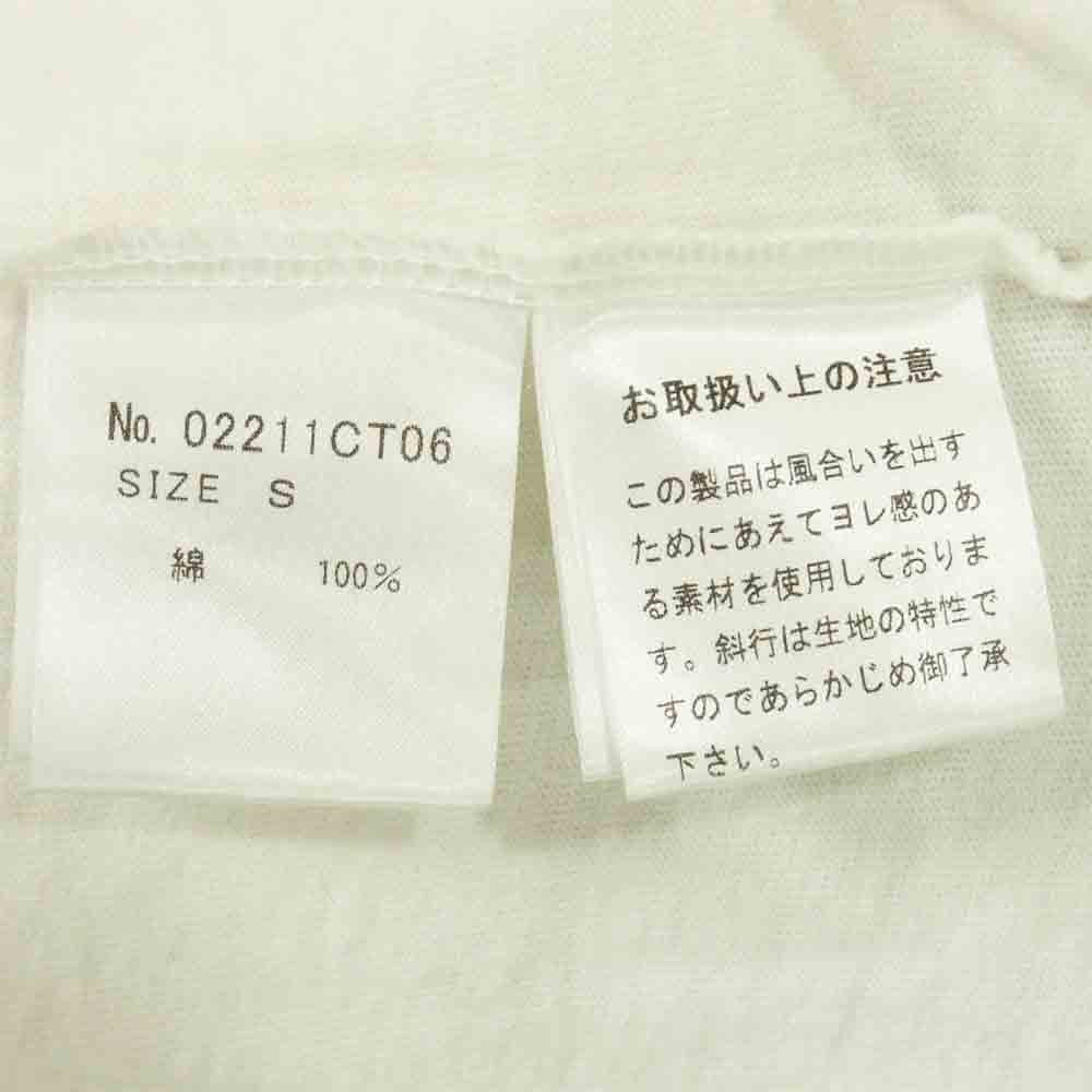 HYSTERIC GLAMOUR ヒステリックグラマー 21SS 02211CT06 STILL CRAZY 刺繍 半袖 Tシャツ コットン ホワイト系 S【中古】