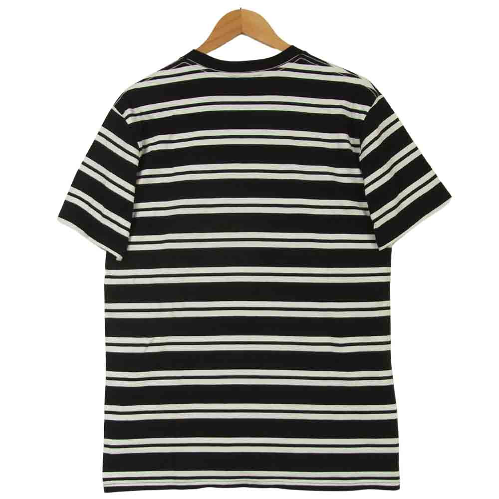 WIND AND SEA ウィンダンシー WDS-20A-CS-04 sail-boat BORDER T-SHIRT ボート ボーダー 半袖 Tシャツ ブラック系 ホワイト系 S【美品】【中古】