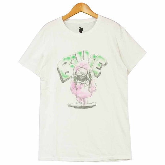 READY MADE レディメイド ABOUT BILLIE EILISH ビリーアイリッシュ 半袖 Tシャツ ドミニカ共和国製 ホワイト系 S【中古】