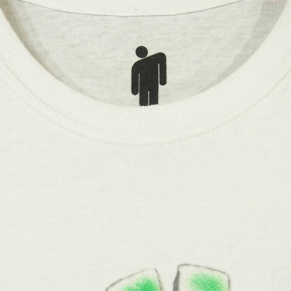 READY MADE レディメイド ABOUT BILLIE EILISH ビリーアイリッシュ 半袖 Tシャツ ドミニカ共和国製 ホワイト系 S【中古】