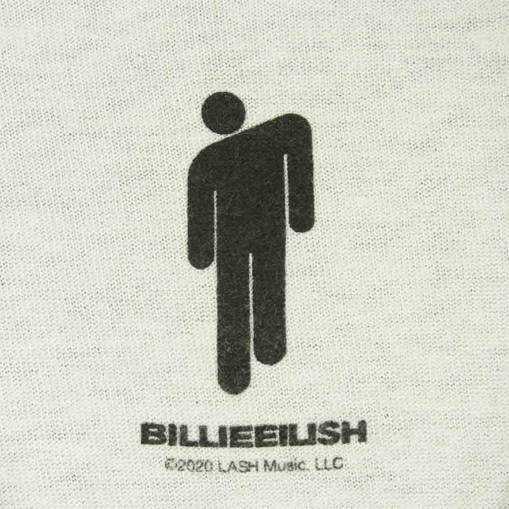 READY MADE レディメイド ABOUT BILLIE EILISH ビリーアイリッシュ 半袖 Tシャツ ドミニカ共和国製 ホワイト系 S【中古】